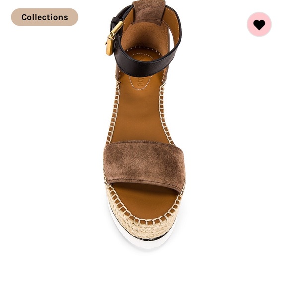 SEE BY CHLOE glyn platform sandal. Worn only once, in great condition - Picture 3 of 12